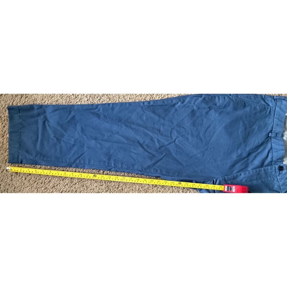 Brooks Brothers Chino Pants Trousers Blue Supima Cotton Stretch Men's 42x30 JBHS - Picture 5 of 10
